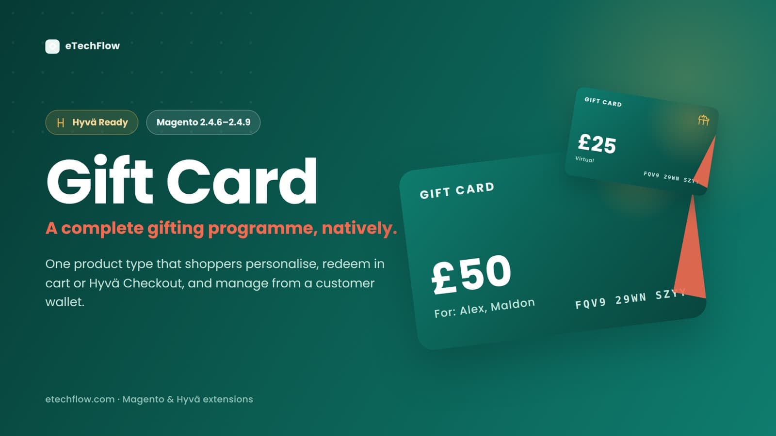 Gift Card for Magento 2 — hero overview