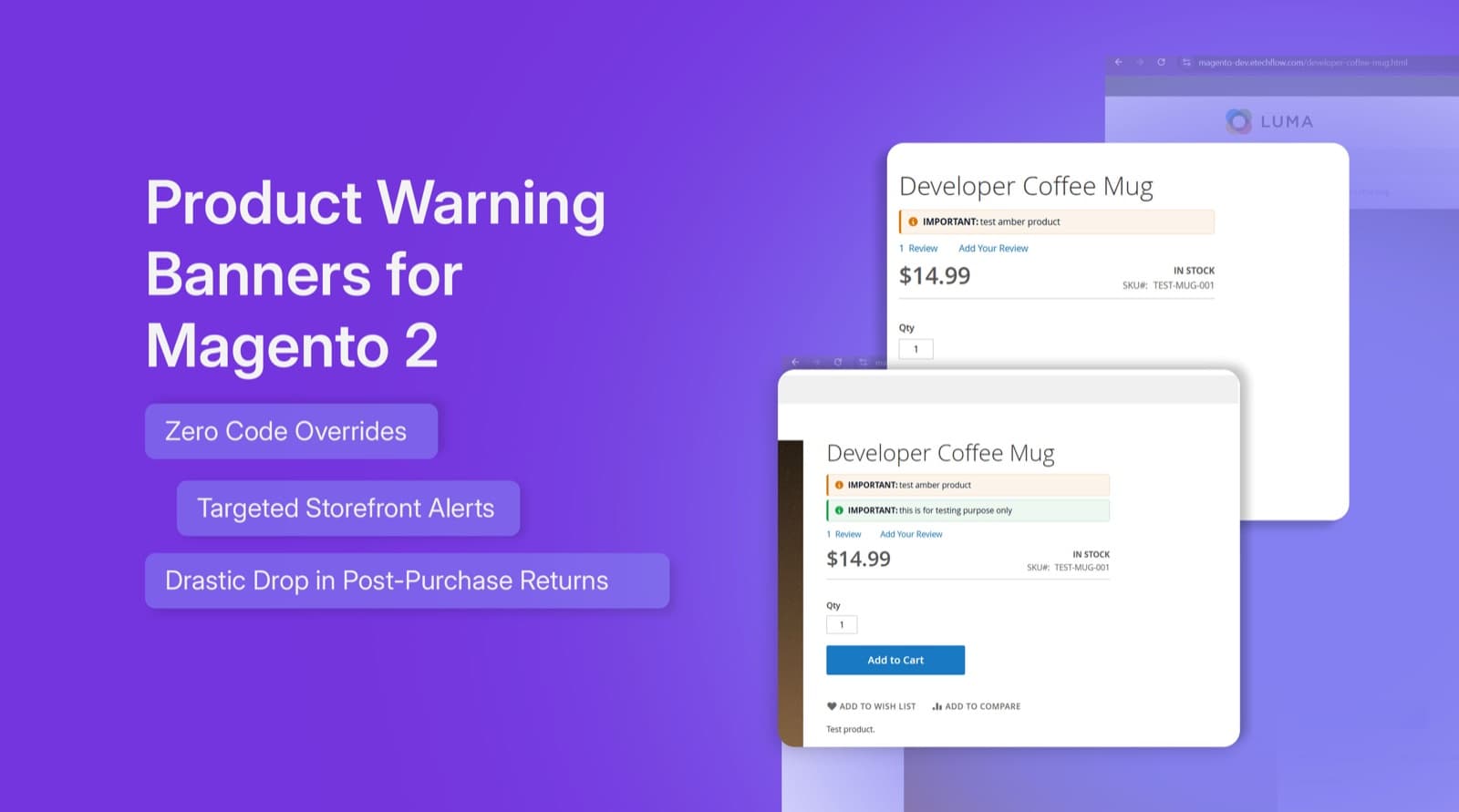 Product Warning — screenshot 1